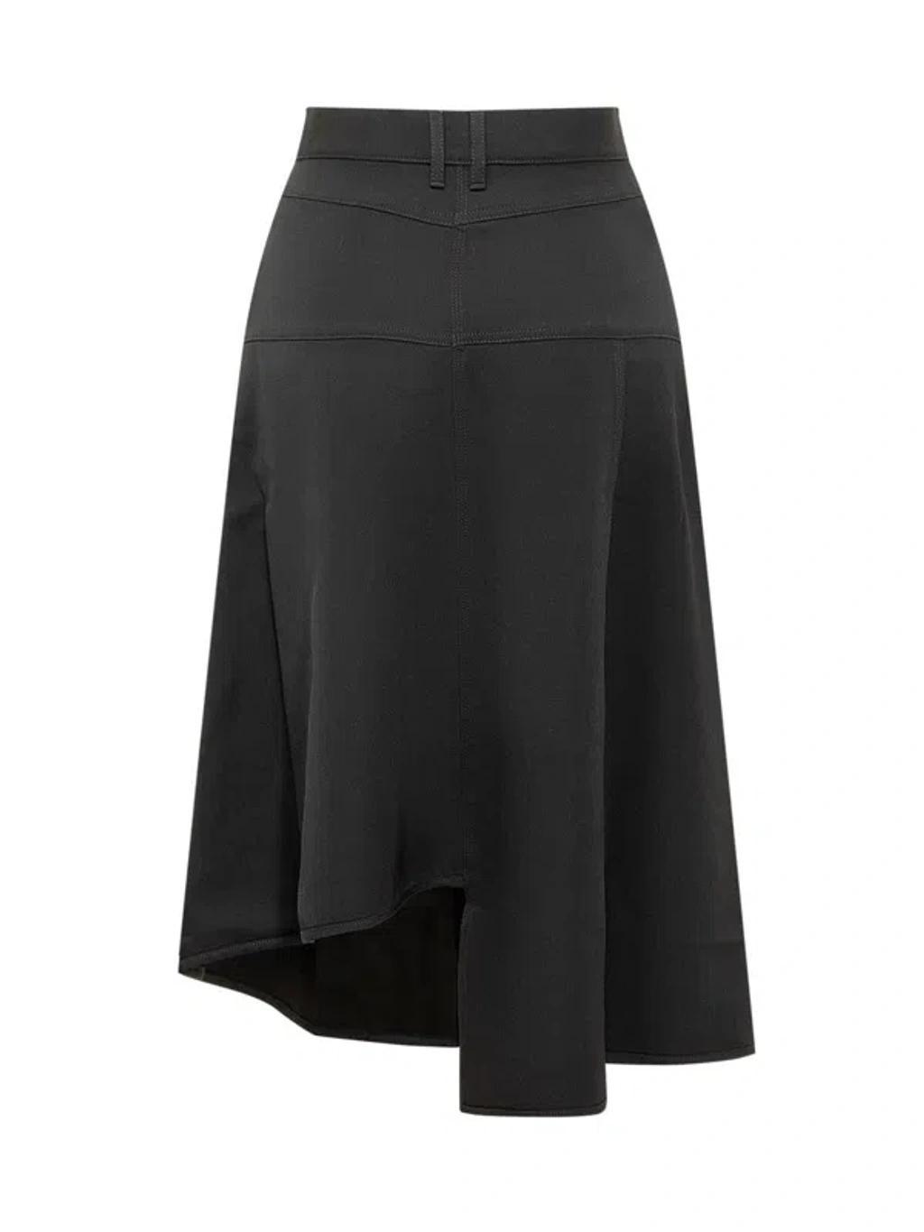 JW ANDERSON Patchwork A-line Skirt In Black Product Image