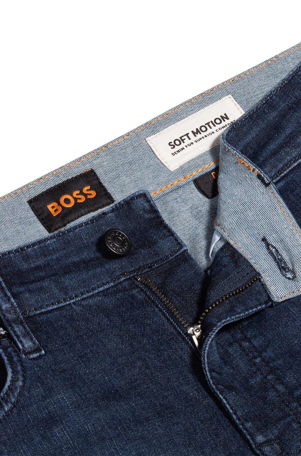 Delaware slim-fit jeans in dark-blue denim Product Image