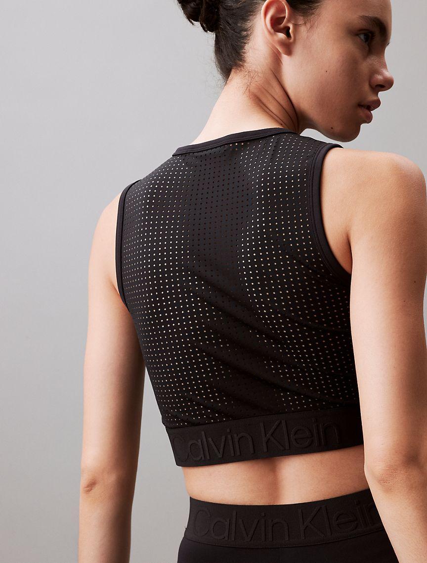CK Sport Future Icon Mesh Cropped Tank Top Product Image