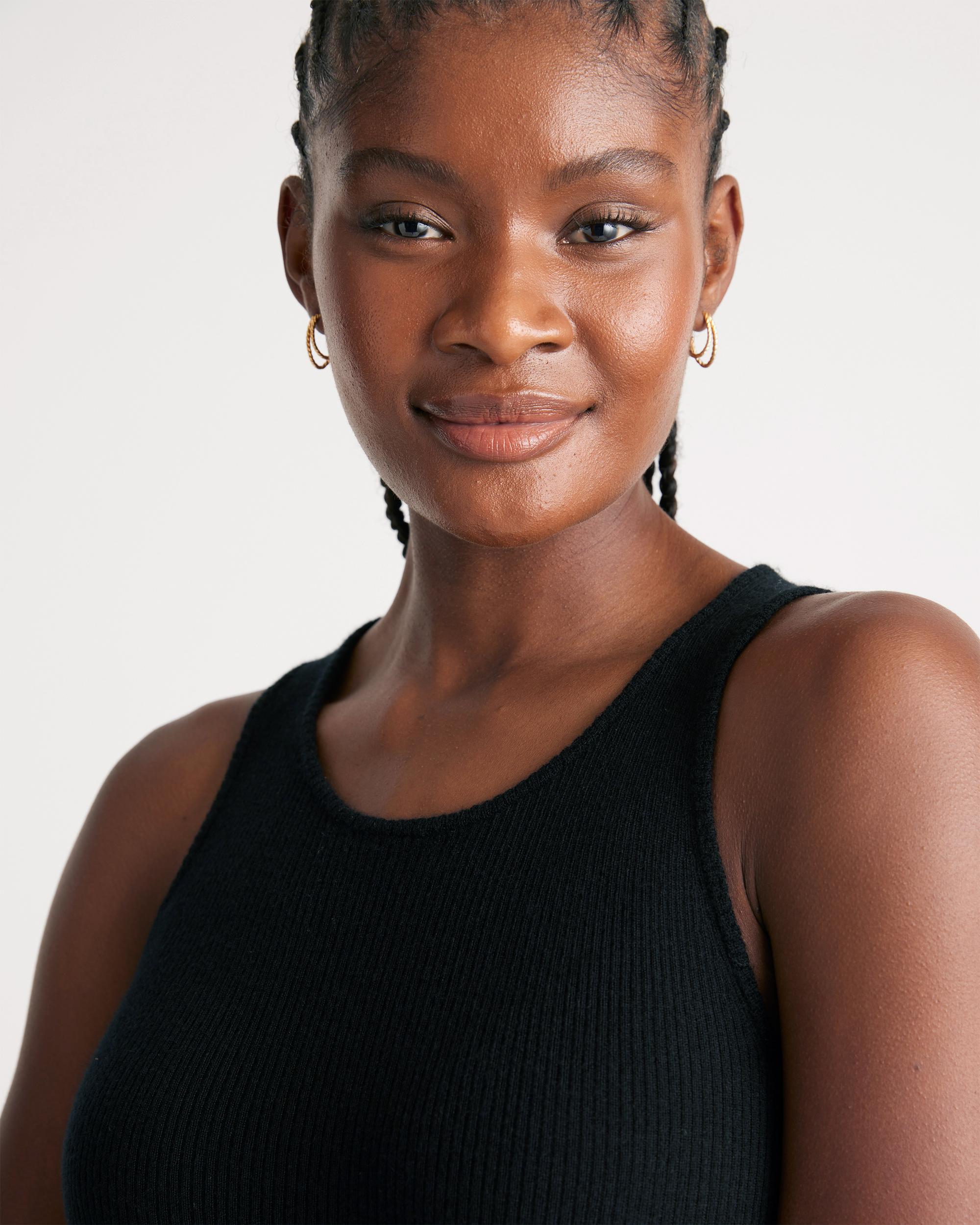 Quince | Women's Featherweight Cashmere Ribbed Tank Top Product Image