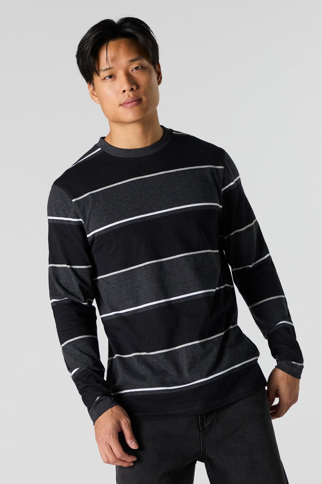 Striped Long Sleeve Top Male Product Image