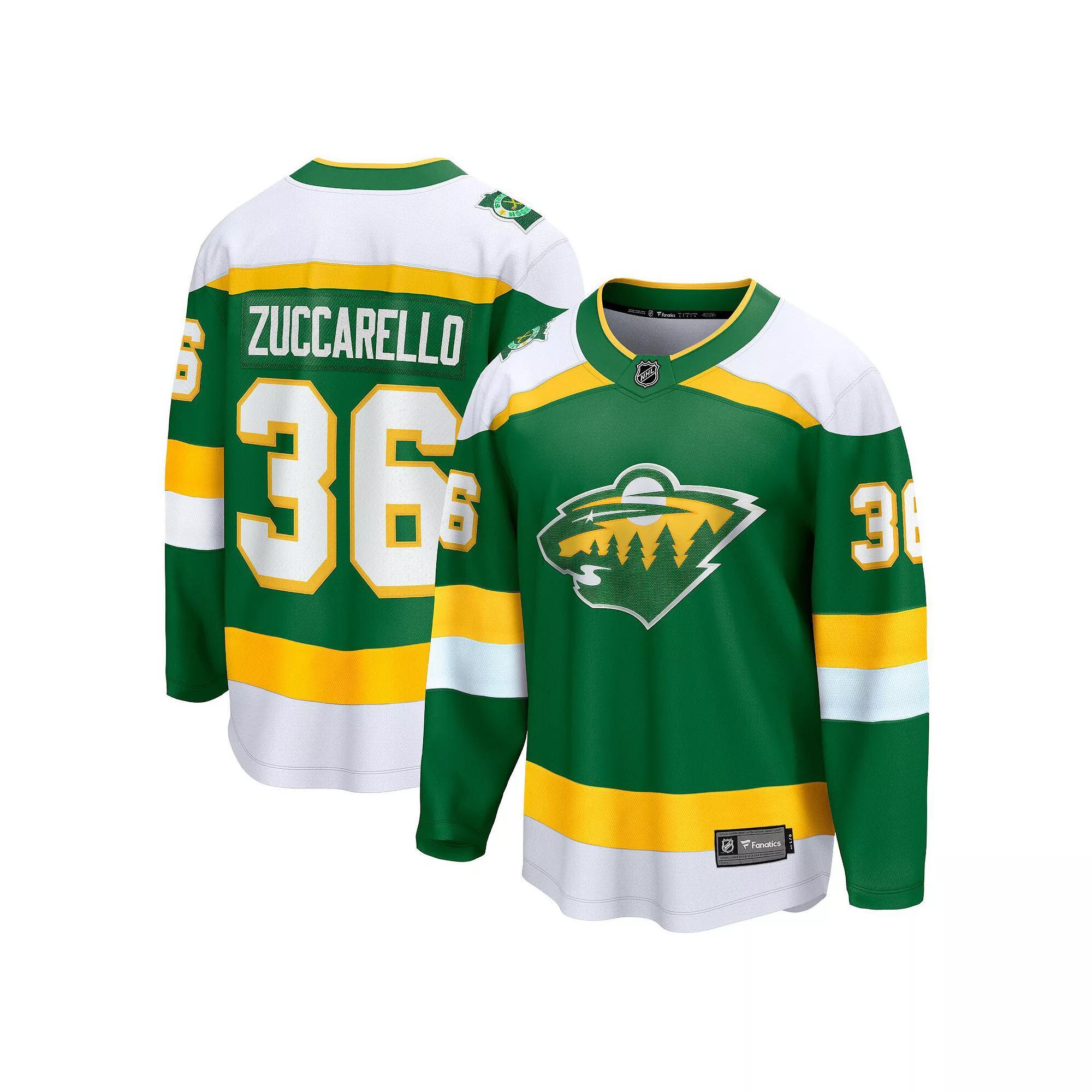 Mens Fanatics Branded Mats Zuccarello Minnesota Wild 2023/24 Alternate Premier Breakaway Player Jersey Product Image