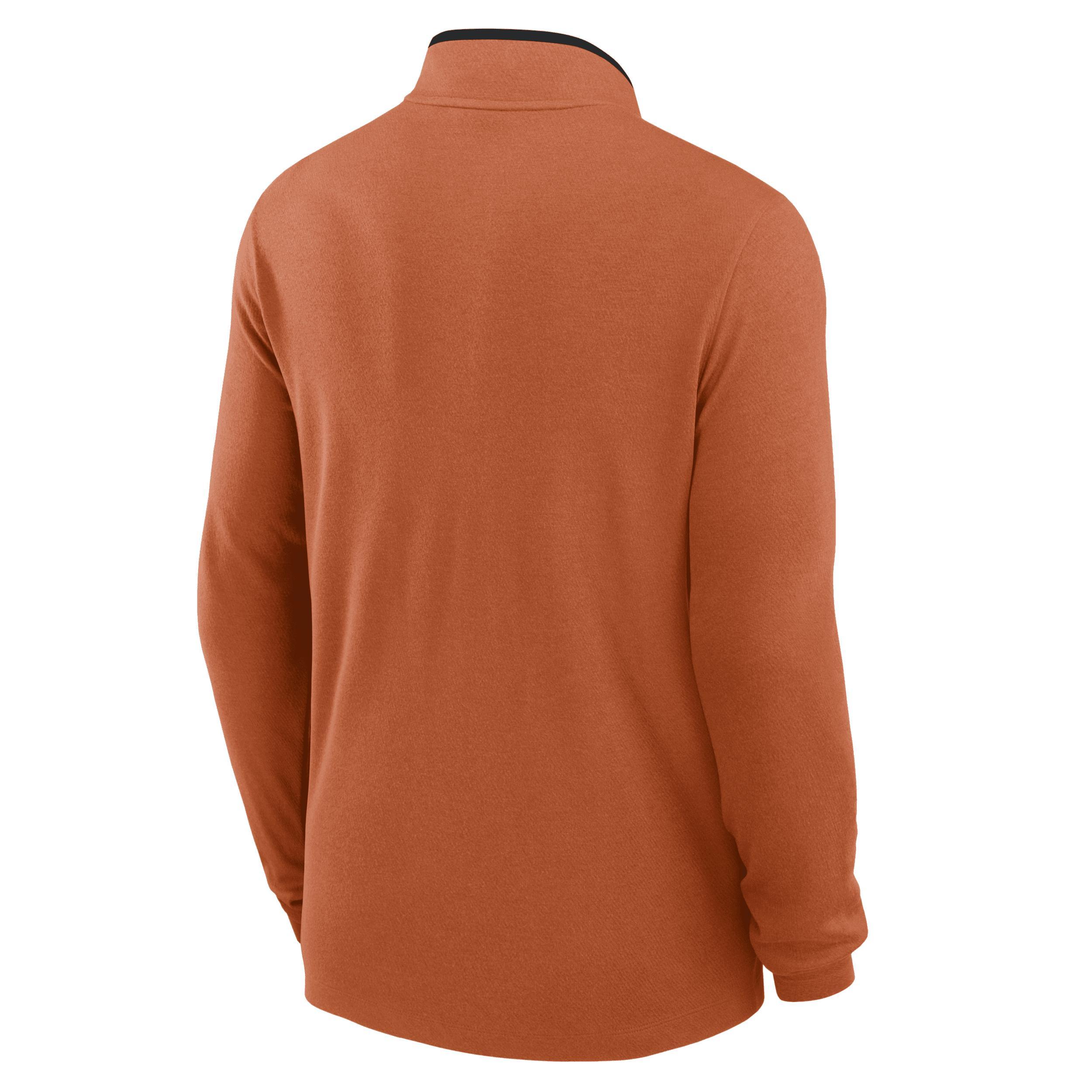 Texas Longhorns Victory Nike Mens Dri-FIT College 1/2-Zip Long-Sleeve Top Product Image