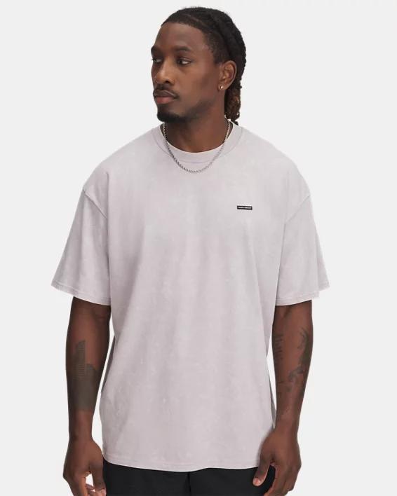 UA Heavyweight Logo Wash Mens Oversized Short Sleeve Product Image