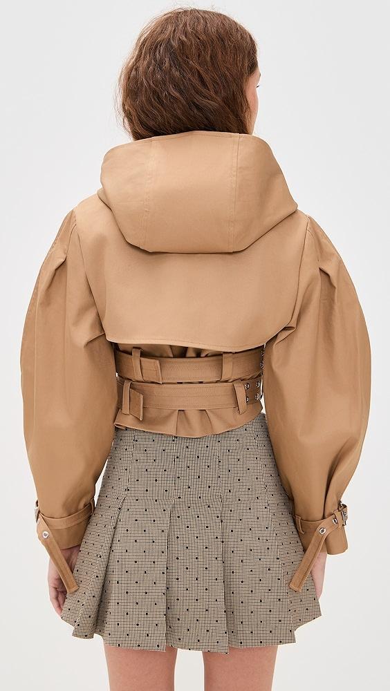 GANNI Bonded Cotton Short Jacket | Shopbop Product Image