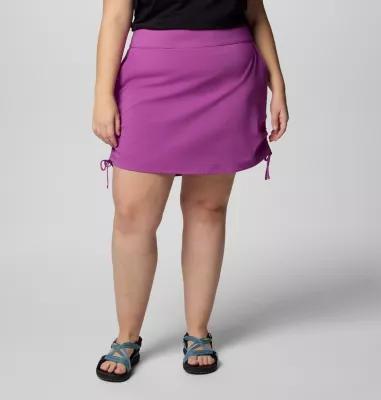 Women's Columbia All Seasons Ruched Seams Skort, Size: 1XL, Blue Product Image
