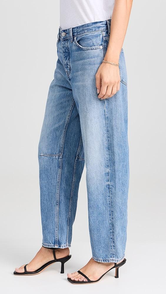 Madewell The Darted Barrel-Leg Jean | Shopbop Product Image