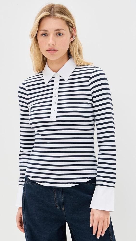 Cinq à Sept Striped Jaden Top | Shopbop Product Image
