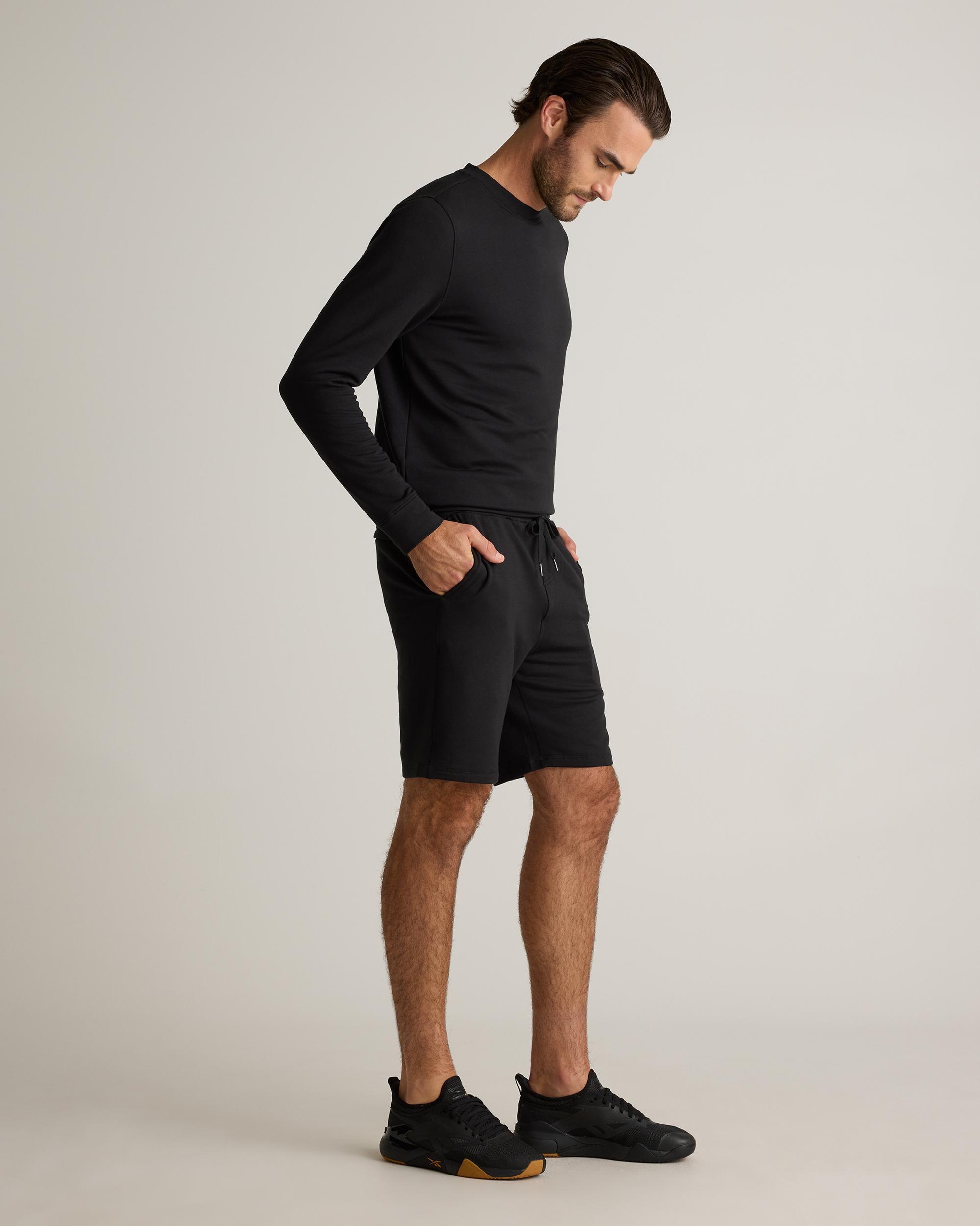 Quince | Men's Supersoft Fleece Crew Neck Alpaca Sweater Lenzing Modal Product Image