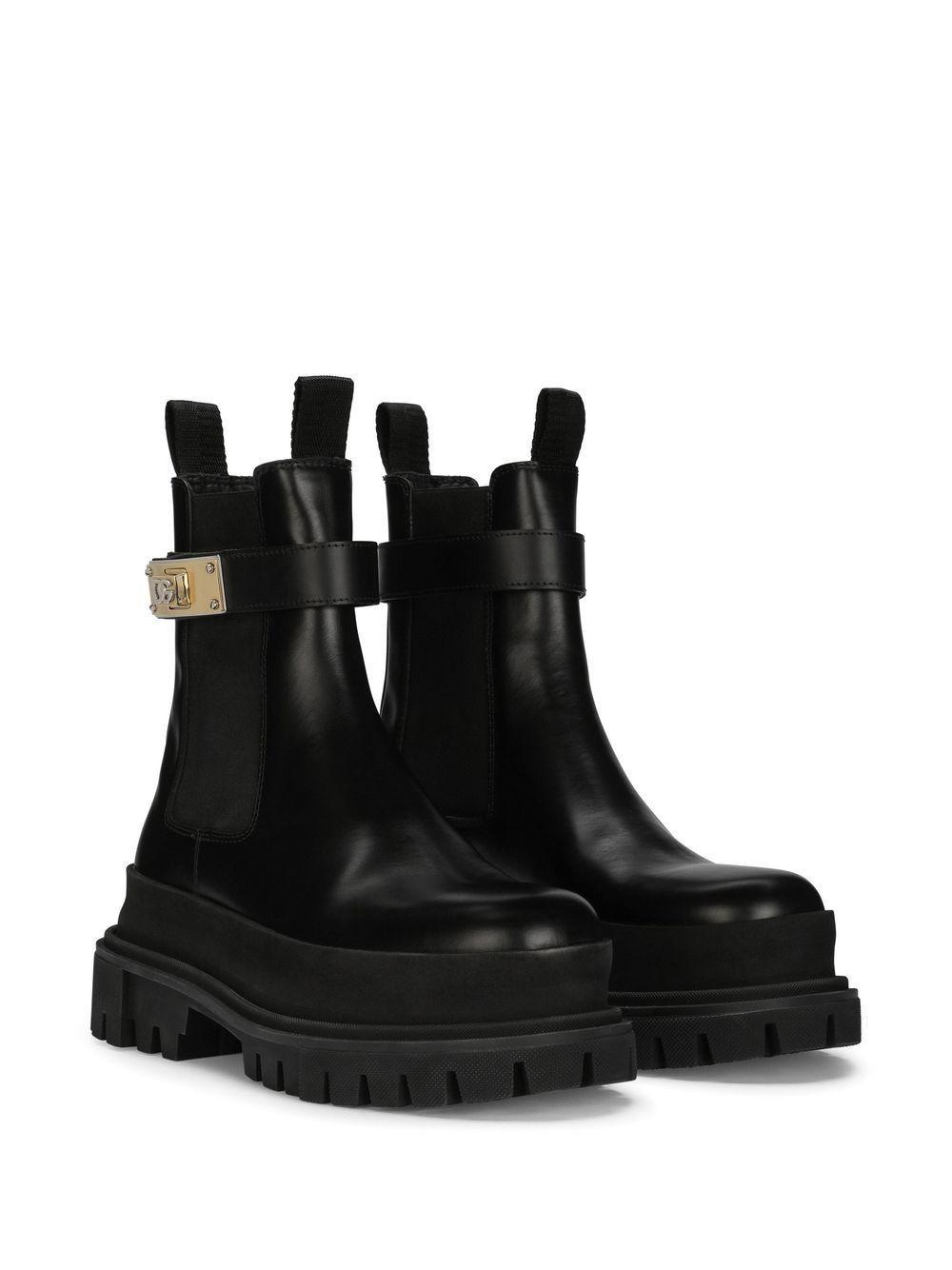 logo-strap Chelsea boots Product Image