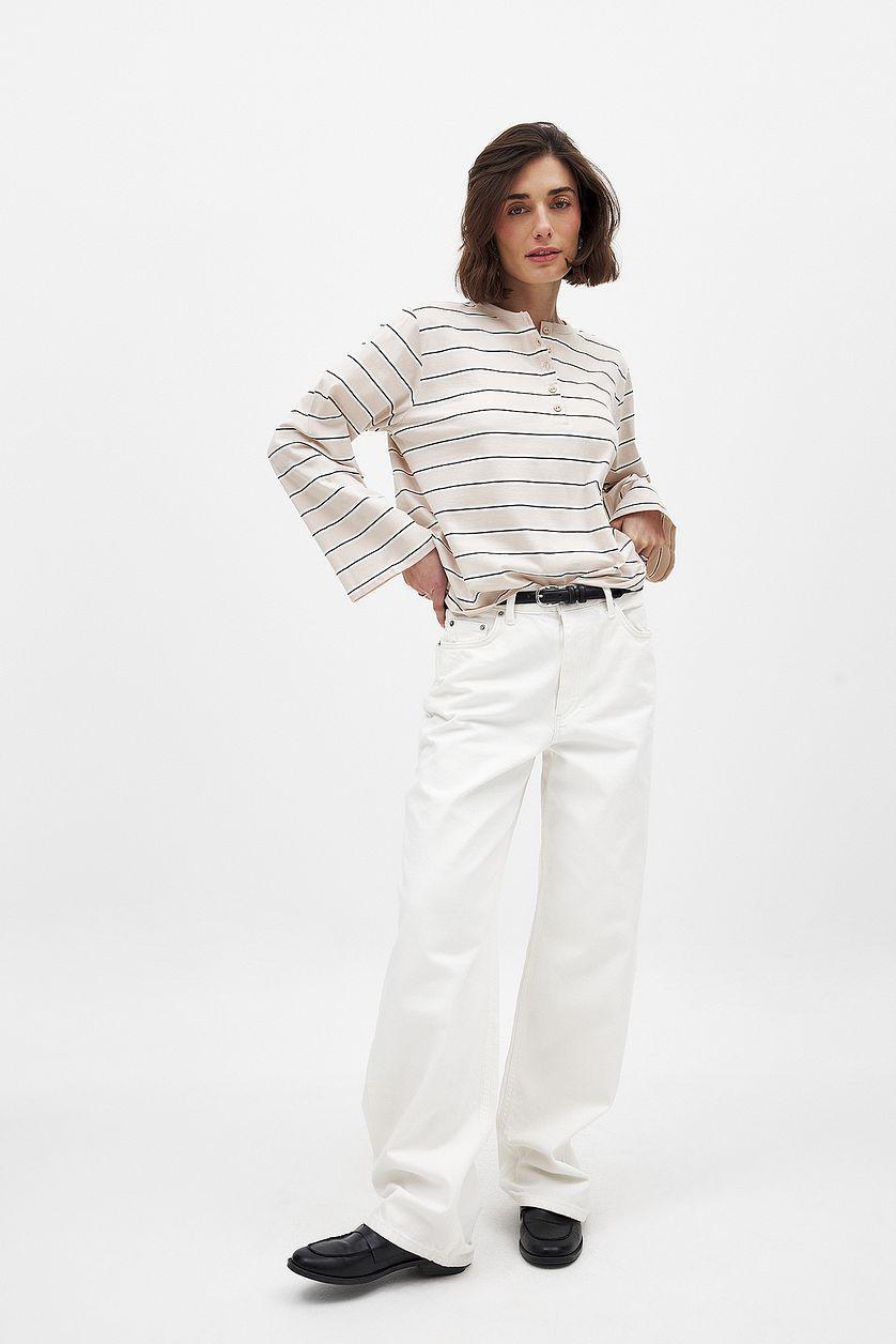 Button Long Sleeve Top Product Image