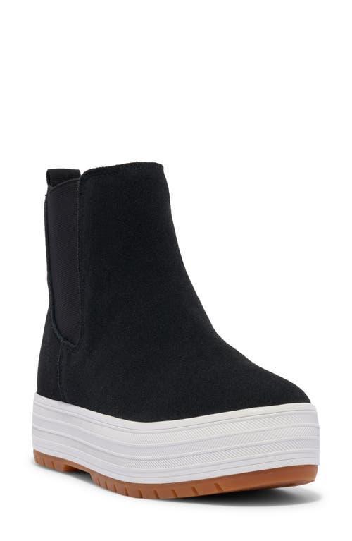 Keds The Platform Chelsea Lug Suede) Women's Boots Product Image