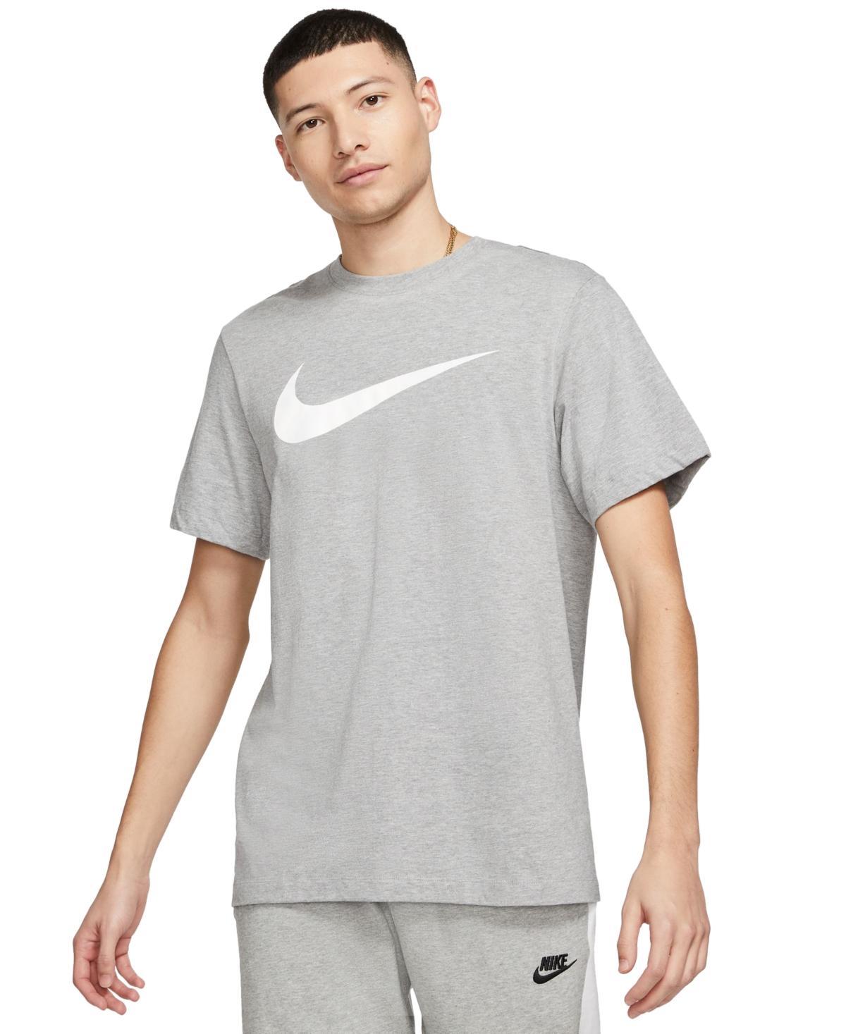 Men's Nike Icon Swoosh Tee, Size: XXL, Dark Gray Grey Product Image