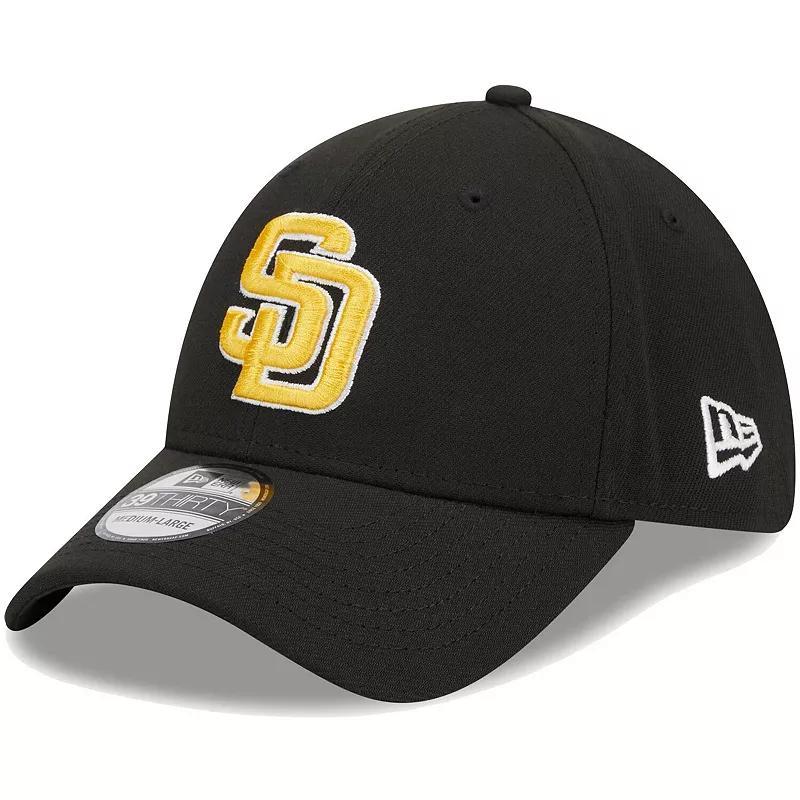 Men's New Era Black Chicago White Sox Logo 39THIRTY Flex Hat, Size: Medium/Large Product Image