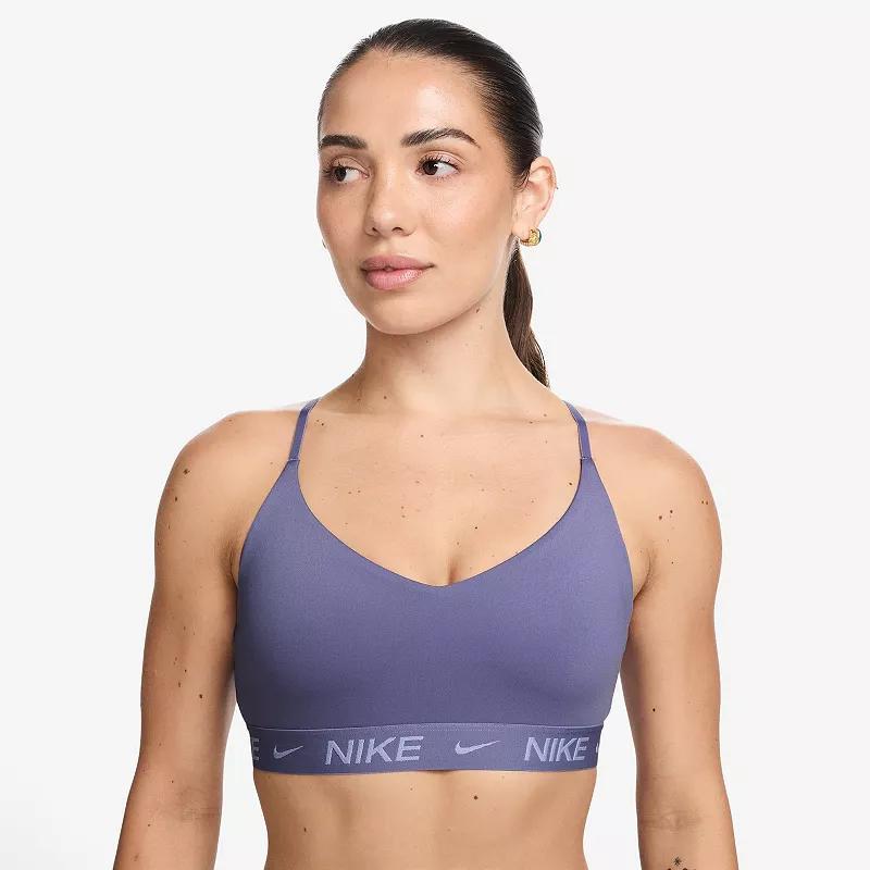 Nike Indy Light Support Padded Sports Bra, Womens Dusty Purple Product Image