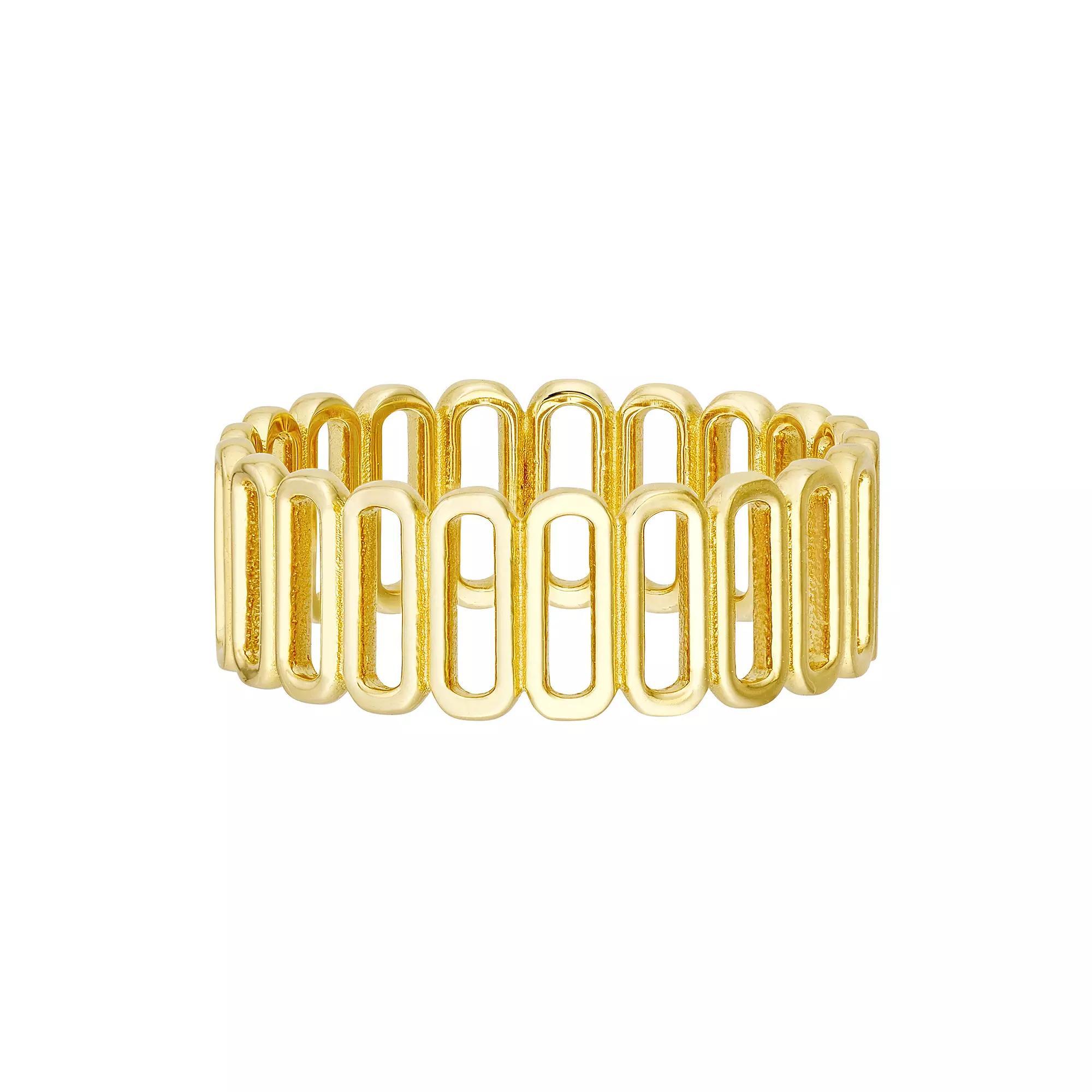 14k Gold Open Link Ring, Women's, Size: 6 Product Image