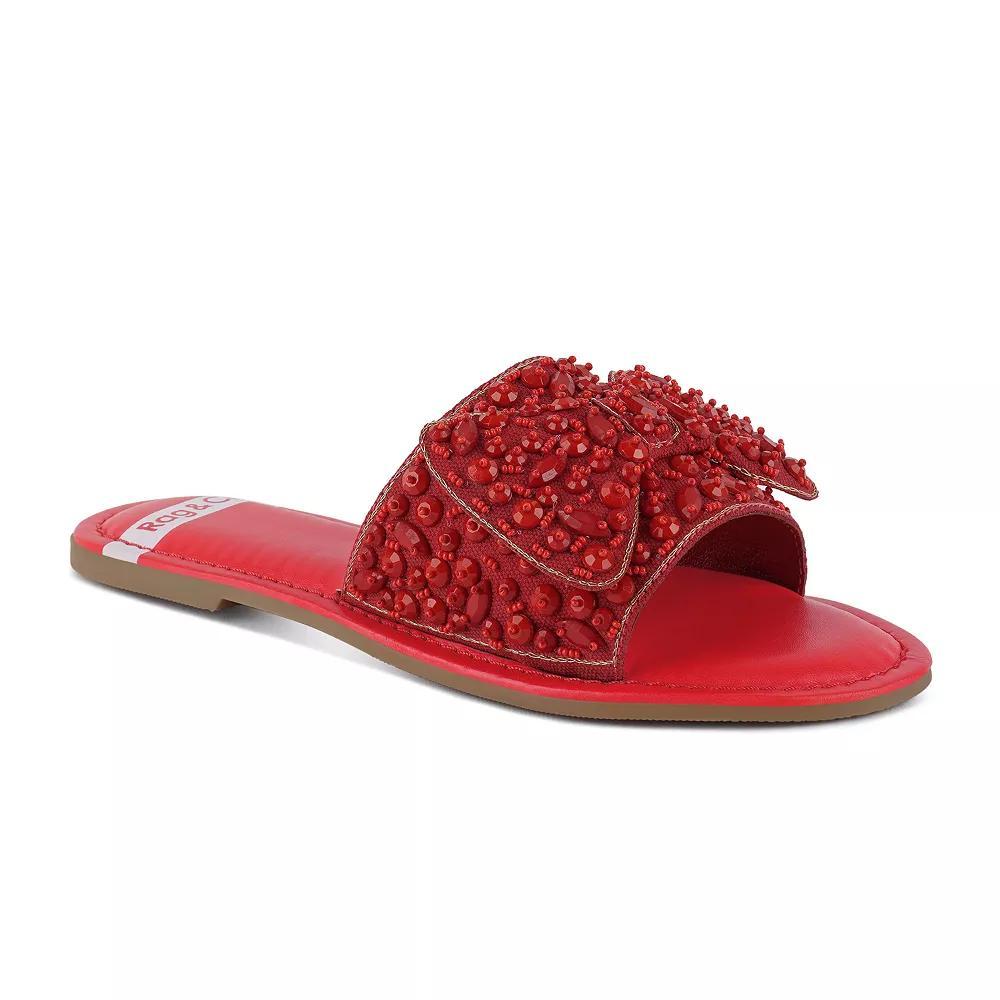 Rag & Co Pipa Women's Sandals, Size: 5, Red Product Image