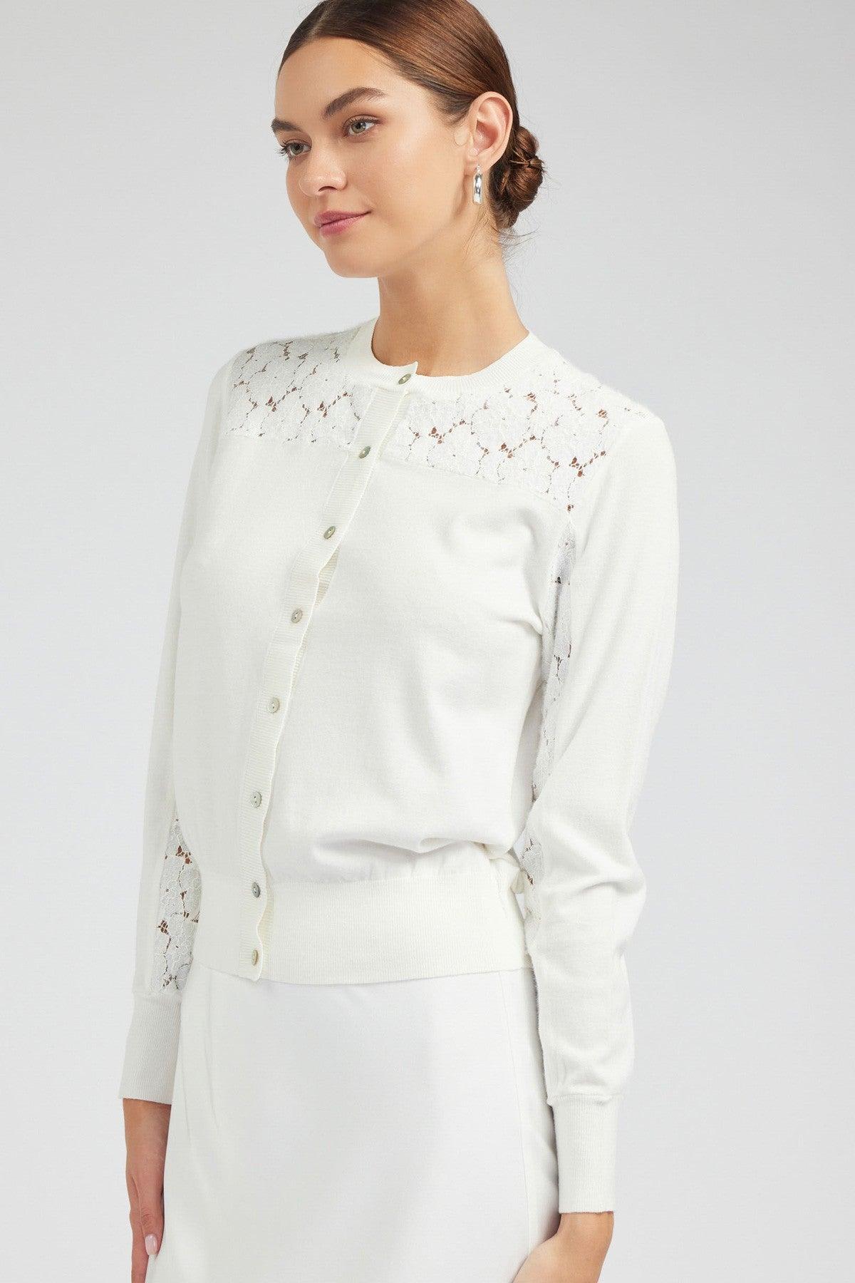 Floral Combo Button Down Cardi Product Image