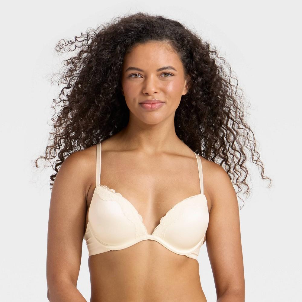 Women's Lace Trim Super Push-Up Bra - Wild Fable™ Product Image