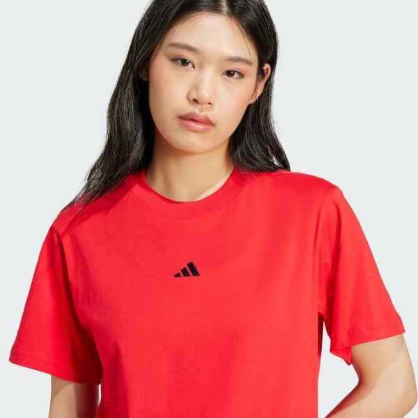 Womens adidas Essentials Small Logo Cotton T-Shirt Product Image