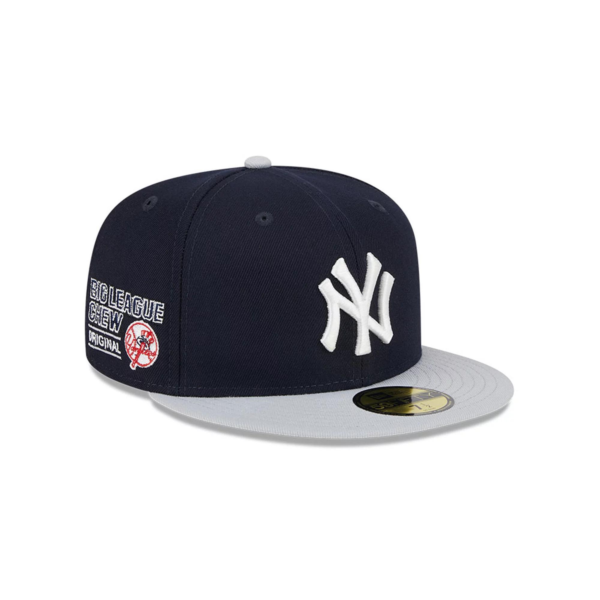 Men's New Era Navy New York Yankees Big League Chew Team 59FIFTY Fitted Hat, Size: 7 3/8, Blue Product Image