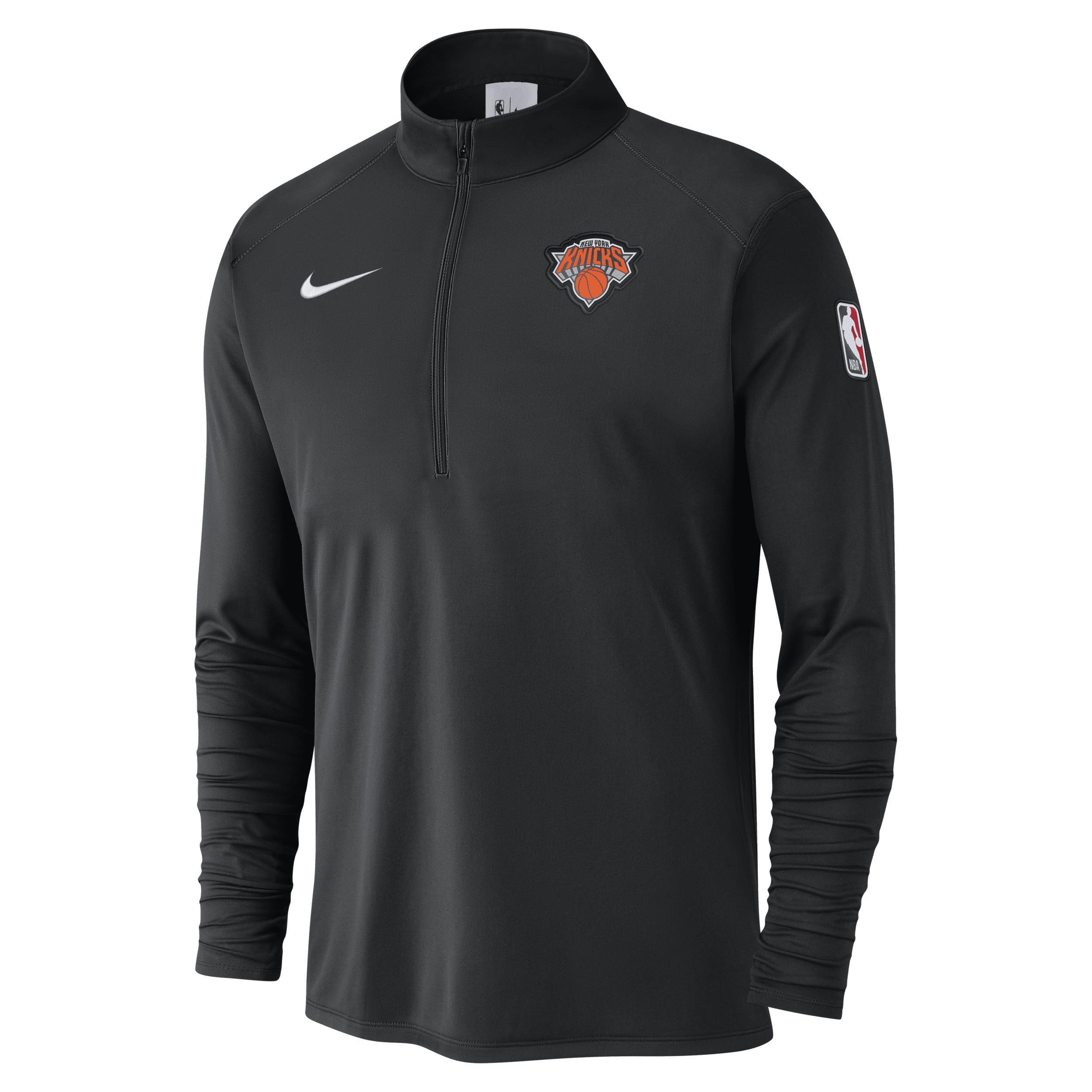 New York Knicks Nike Mens NBA 1/2-Zip Long-Sleeve Top Product Image