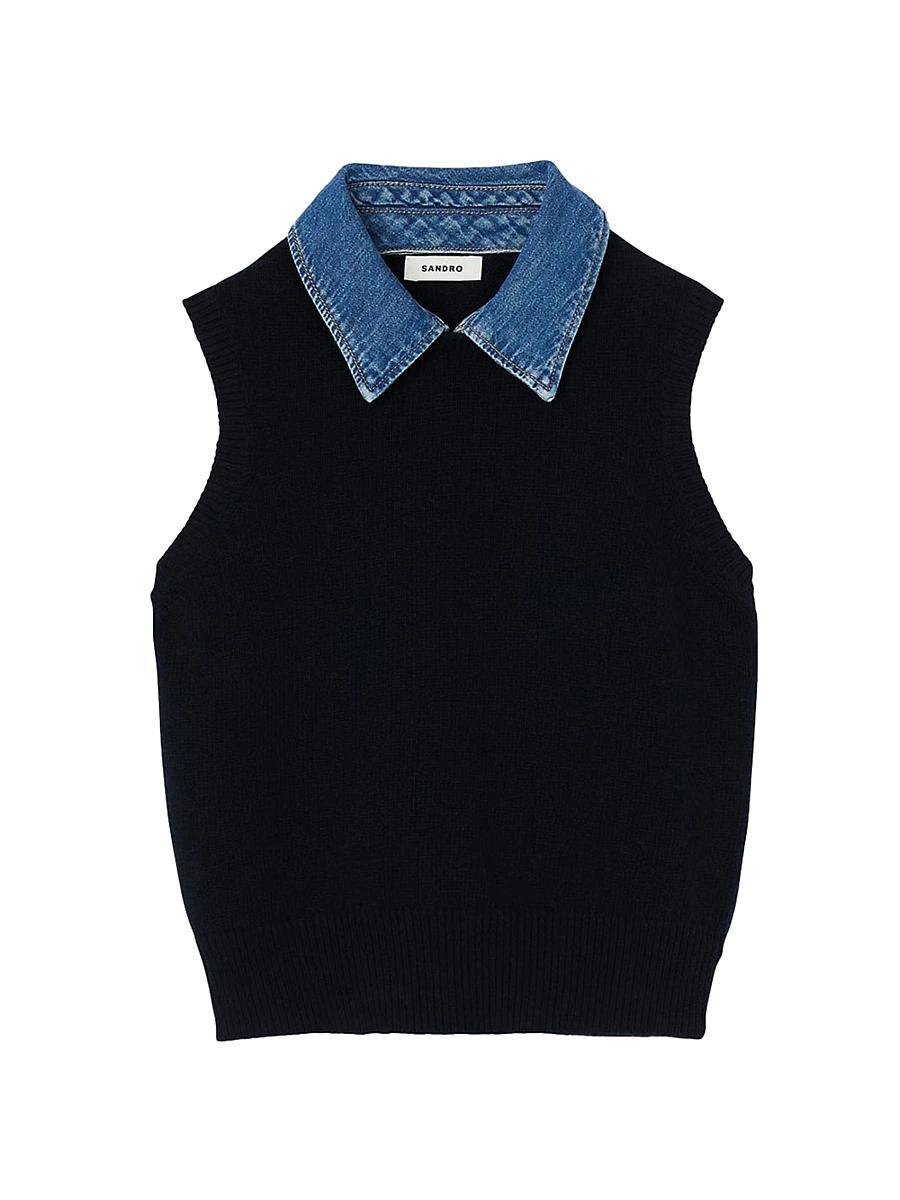 Womens Jumper with Removable Collar Product Image