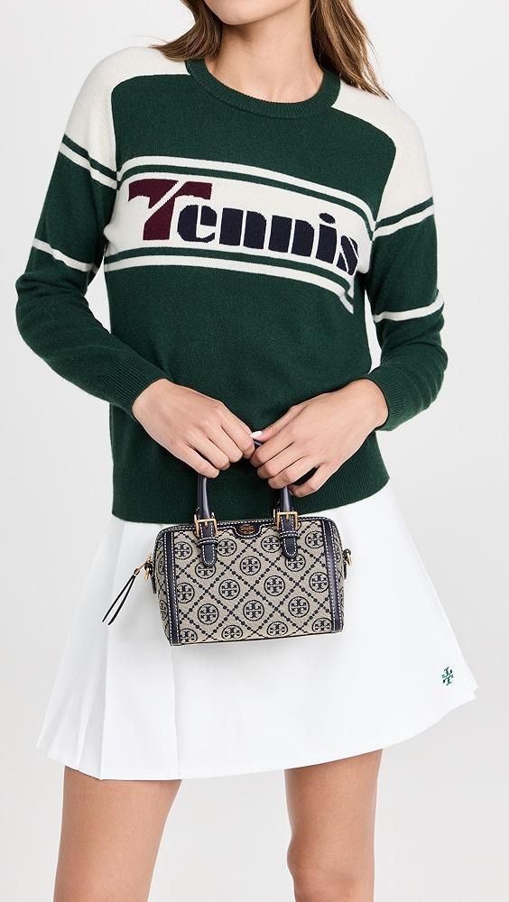Tory Burch T Monogram Jacquard Barrel Petite Bag | Shopbop Product Image
