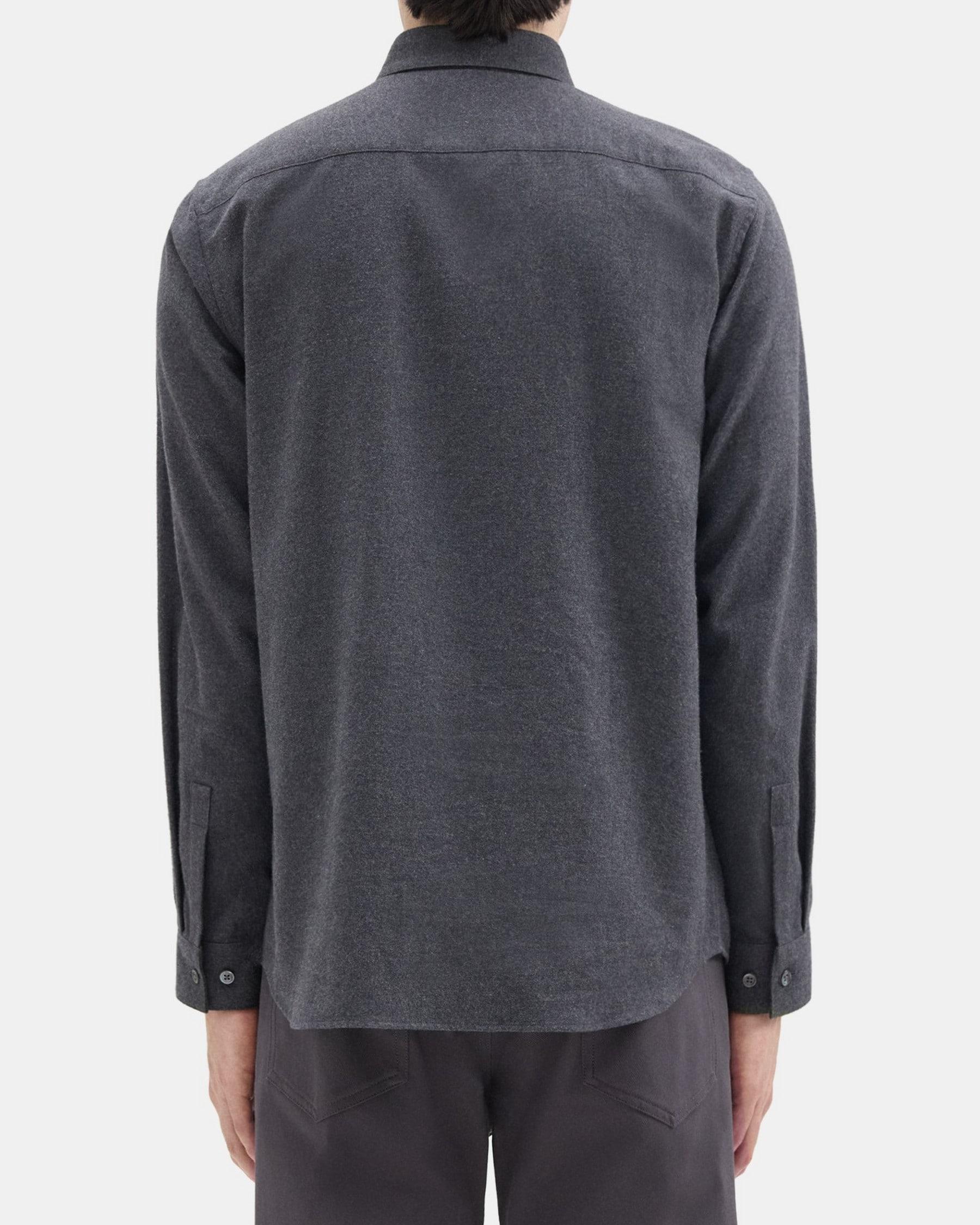 Standard-Fit Shirt in Cotton Flannel Product Image