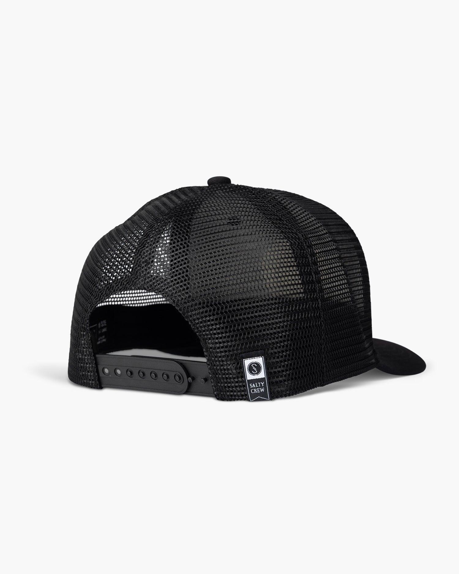 Tentacles Retro Trucker Hat - Black Male Product Image