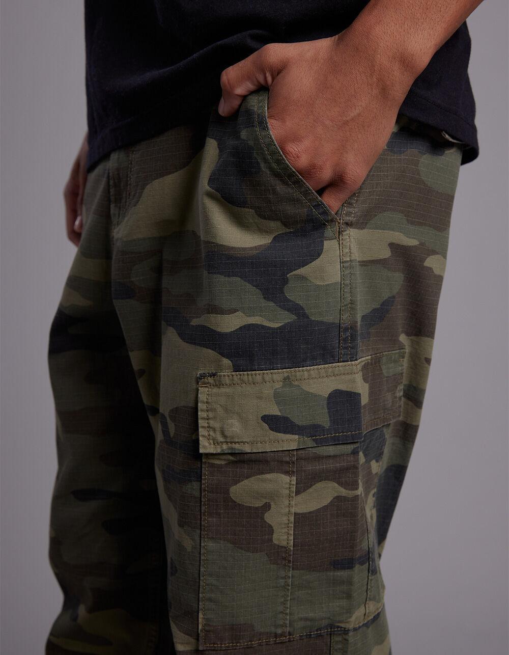 RSQ Mens Loose Cargo Ripstop Pants - ACORN Product Image
