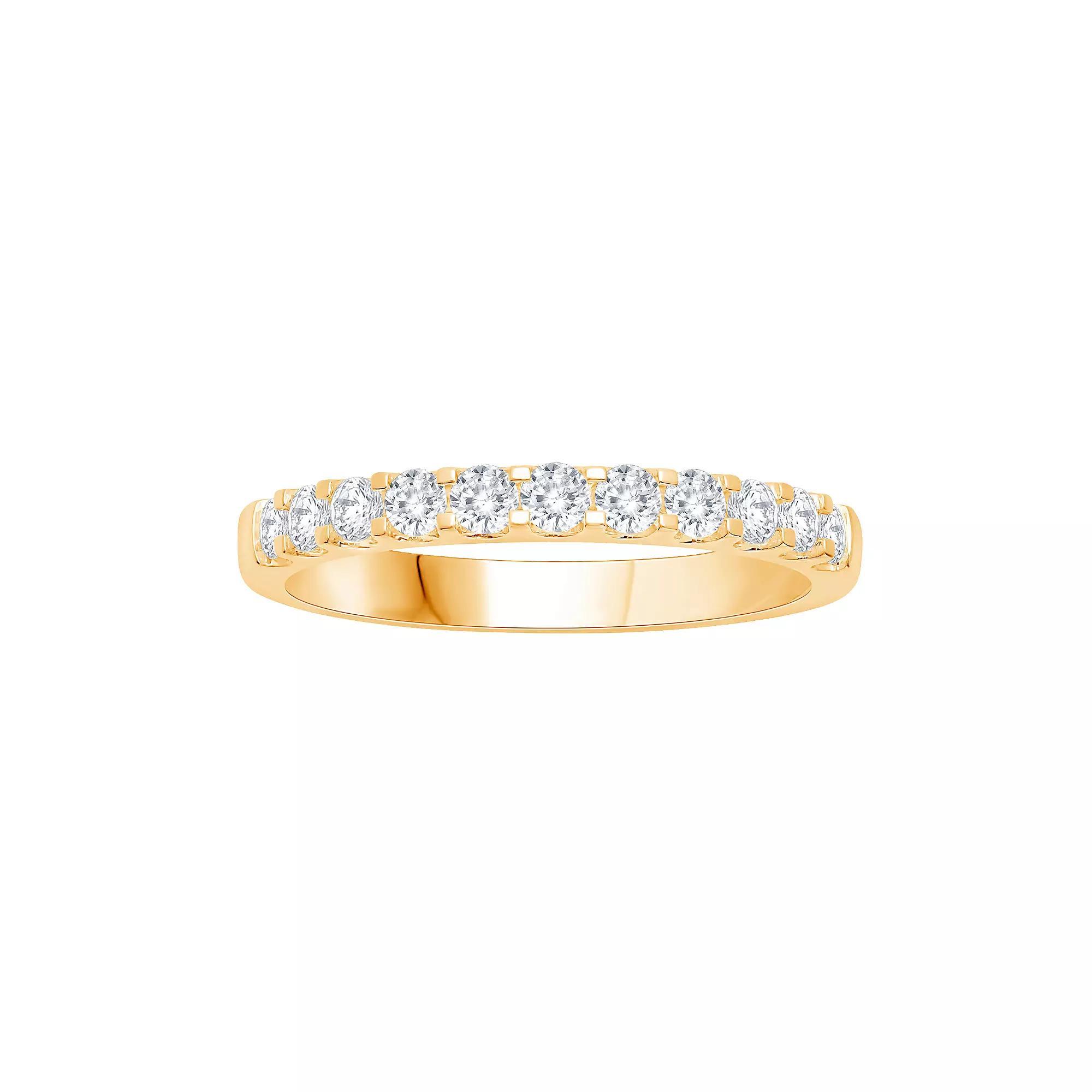 Diamond Medley 14k Gold 1/2 Carat T.W. Lab-Grown Diamond Ring, Women's, Size: 9 Product Image