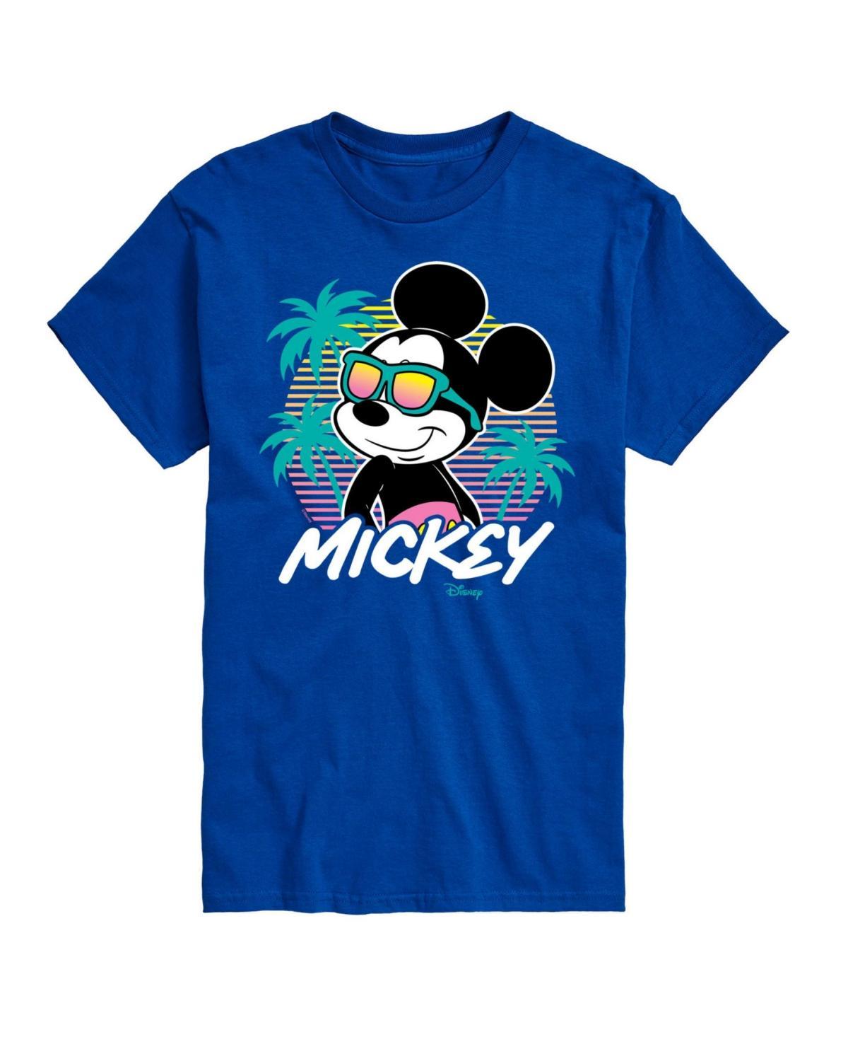 Disney's Mickey Mouse Men's Sunset Shades Graphic Tee, Size: Small, Blue Product Image