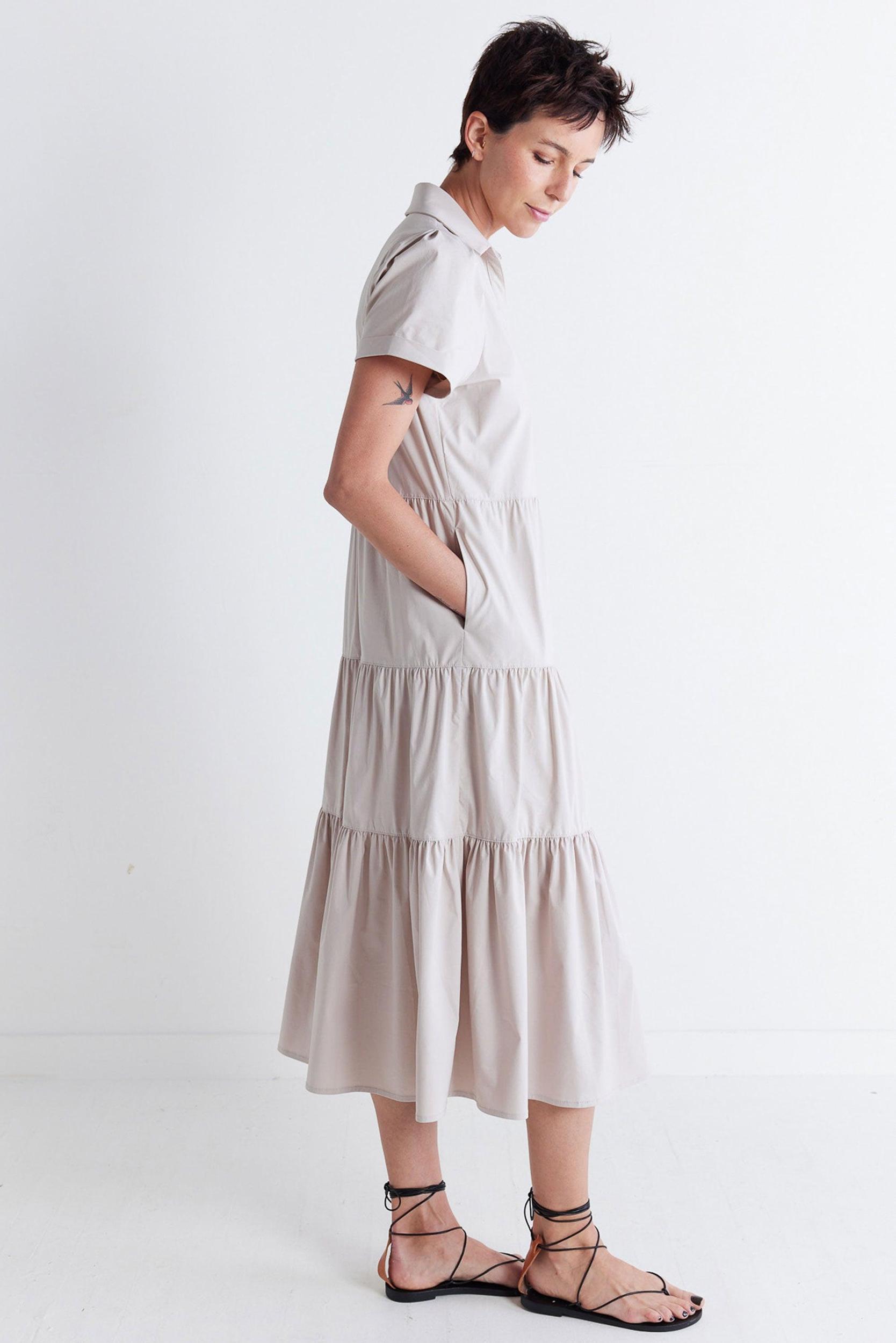 Breaking Free Long Poplin Dress Product Image