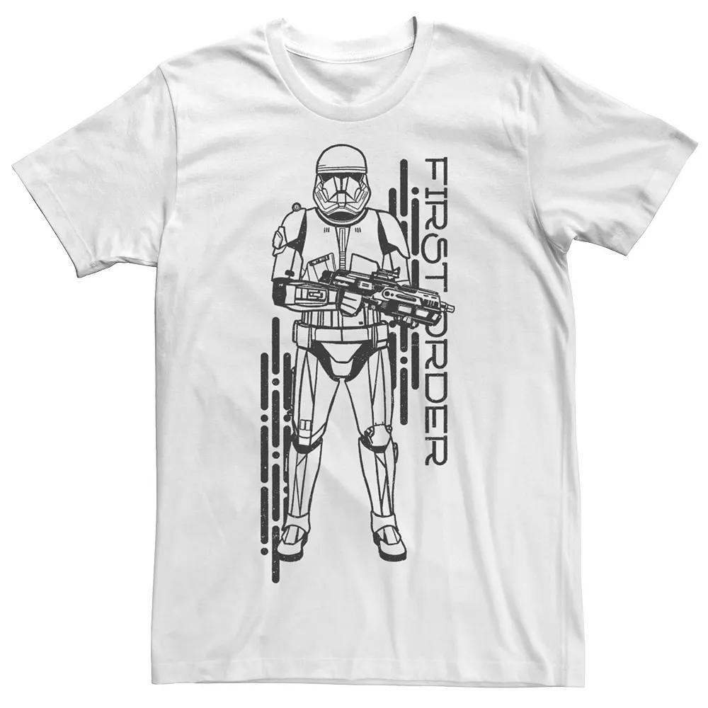 Men's Star Wars The Rise of Skywalker First Order Sith Trooper Tee, Size: Small, Red Product Image