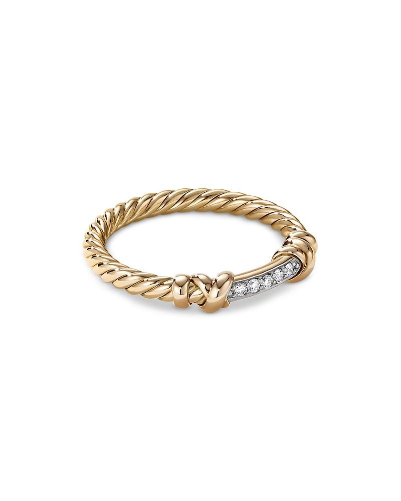 Womens Petite Helena Wrap Band Ring in 18K Yellow Gold Product Image