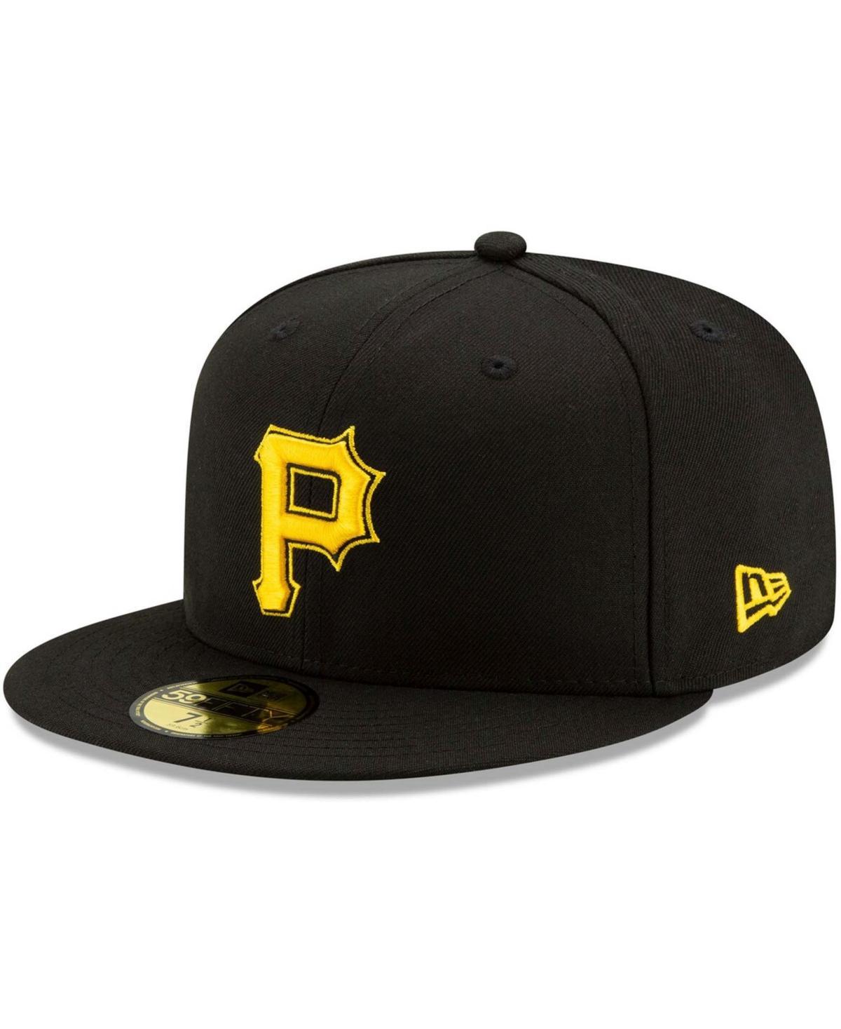 Men's New Era Black Pittsburgh Pirates Alternate 2 Authentic Collection On-Field 59FIFTY Fitted Hat, Size: 7 1/4 Product Image