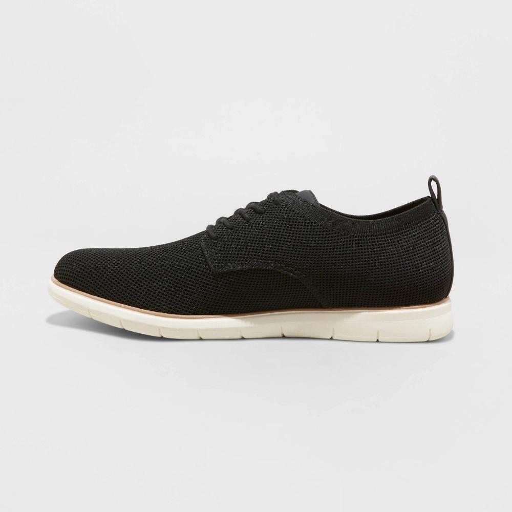 Mens Kev Knit Dress Shoes - Goodfellow & Co 7: Lace-Up Moccasins, Closed Round Toe Width, Solid Pattern Product Image