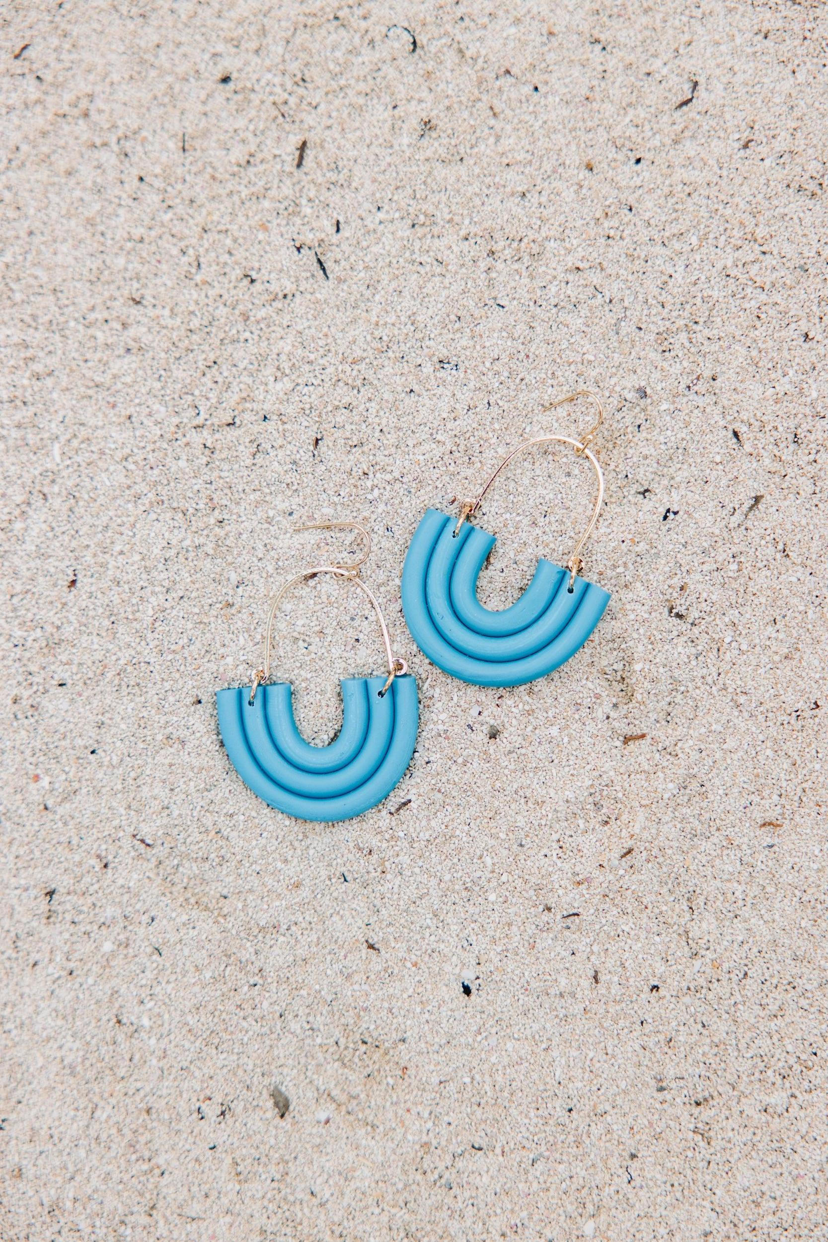 It's Your Turn Turquoise Blue Earrings Female Product Image