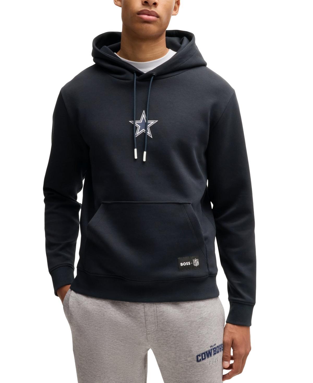 Unisex Hugo Boss Navy Dallas Cowboys Woodson Tri-Blend Hoodie, Adult Unisex, Size: Small, Blue Product Image