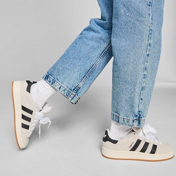 Womens adidas Campus 00s Athletic Shoe - Crystal White / Core Black Product Image