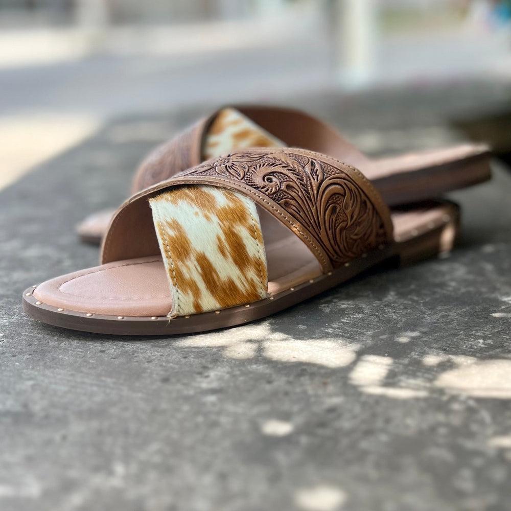Mukluk Western Hand Tooled Sandals* Product Image