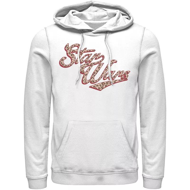 Men's Star Wars Cursive Cheetah Fill Logo Hoodie, Size: XL, Royal Product Image