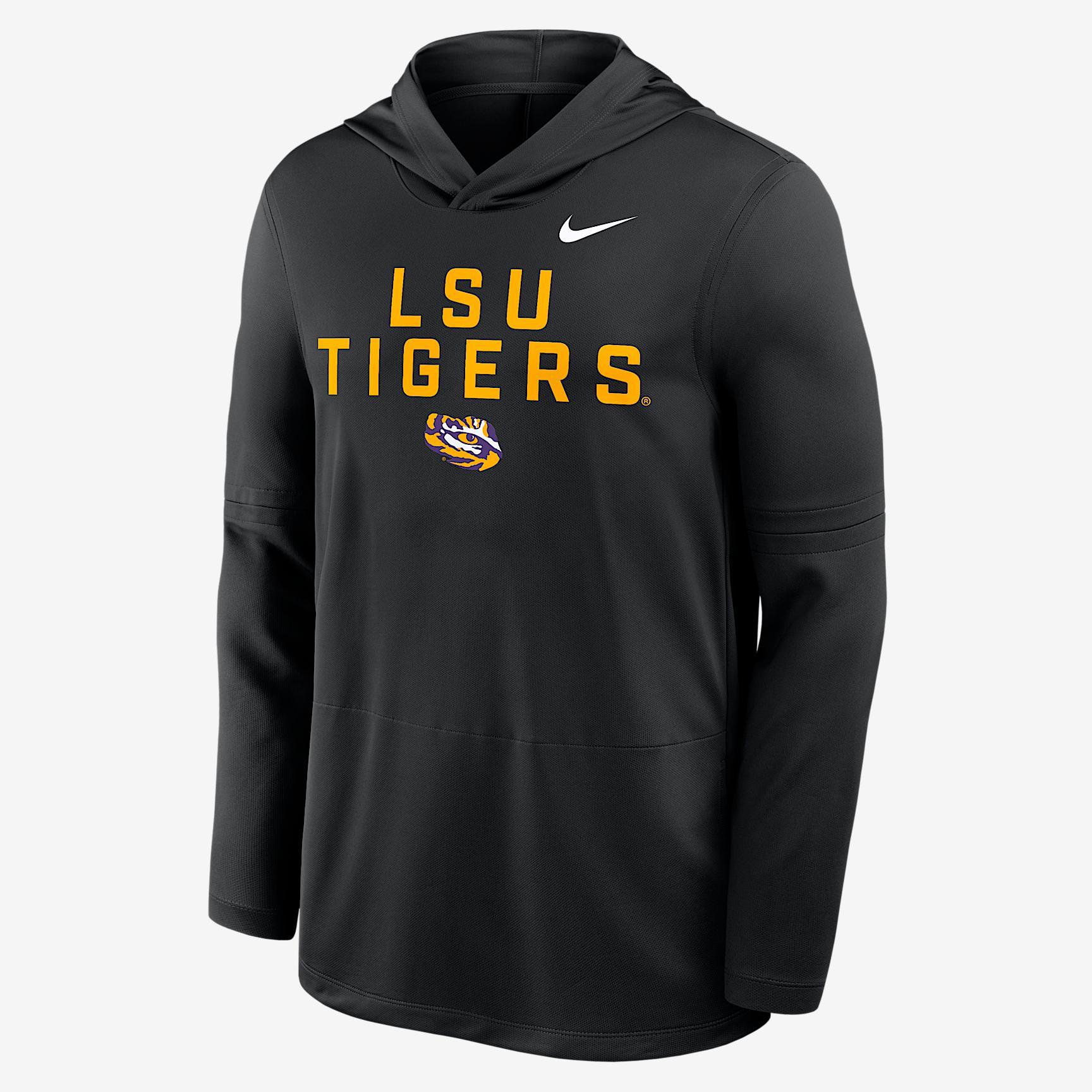 Penn State Sideline Nike Men's Dri-FIT College Long-Sleeve Hooded Top Product Image