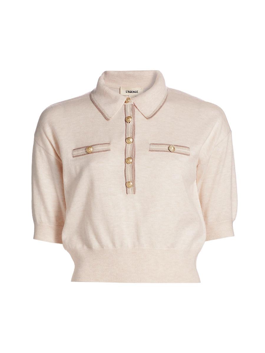Womens Masaki Knit Short-Sleeve Sweater Product Image