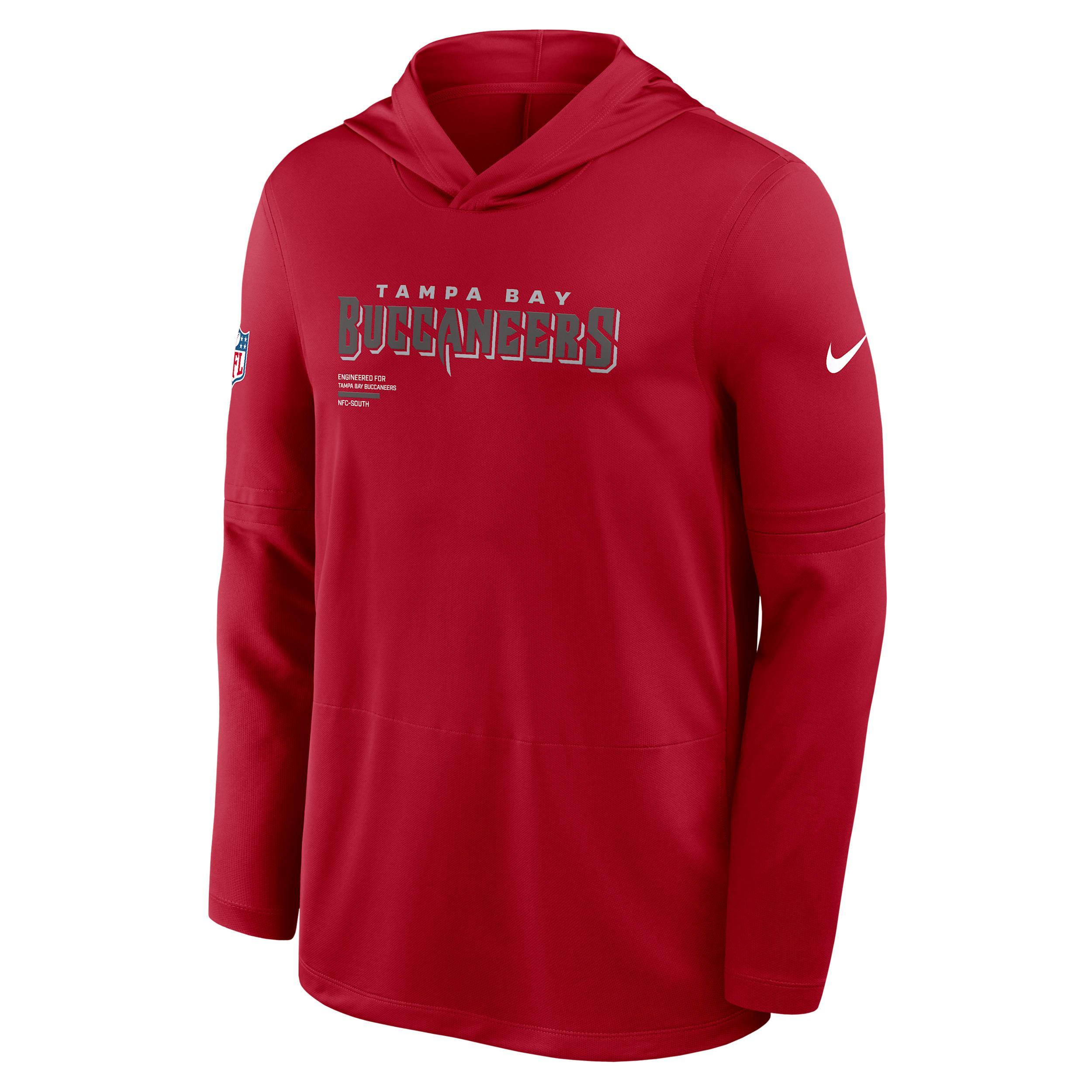 Denver Broncos Pure Fury Sideline Nike Men's Dri-FIT NFL Long-Sleeve Hooded Top Product Image