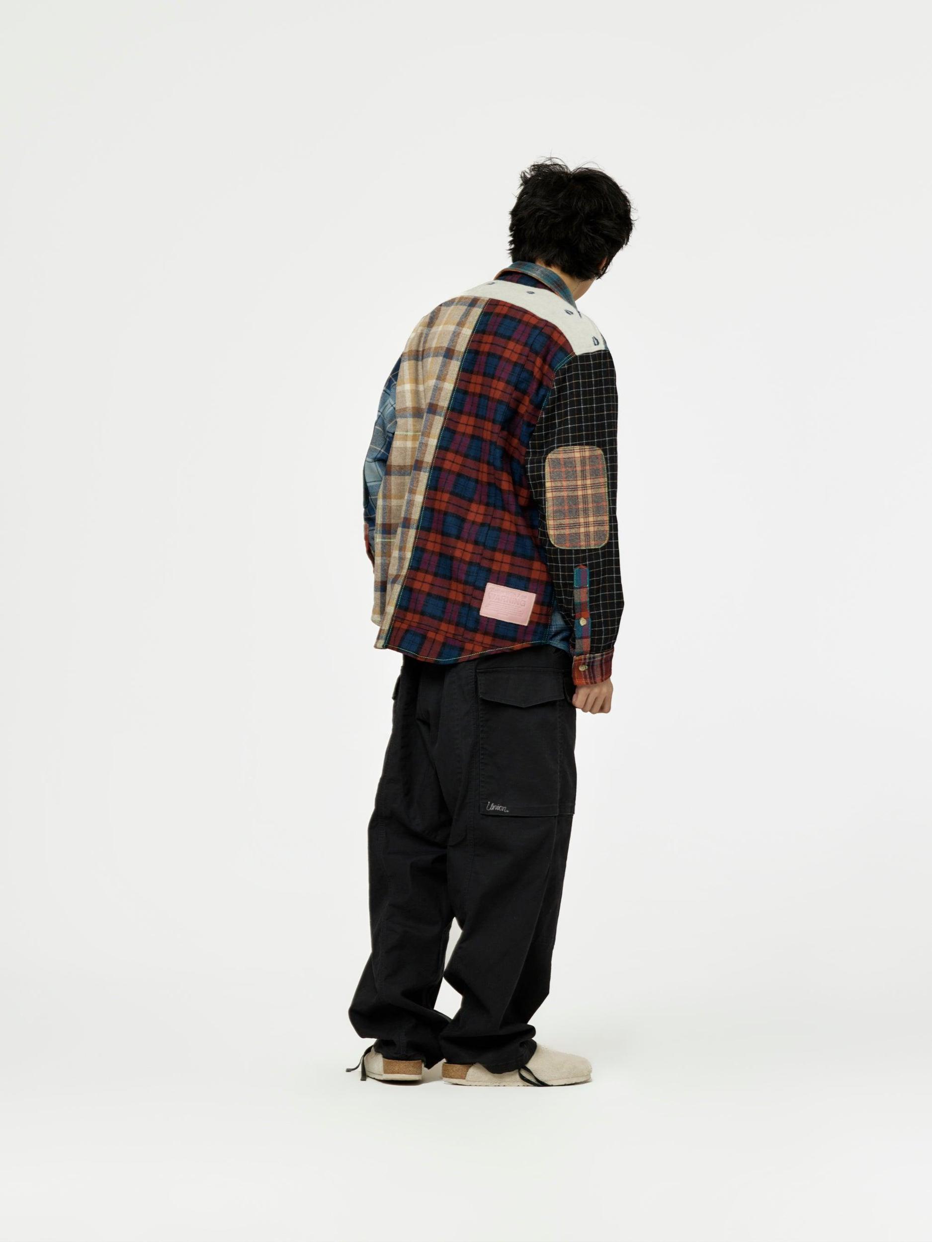 Whitney Reversible Flannel Overshirt (Multi) Product Image