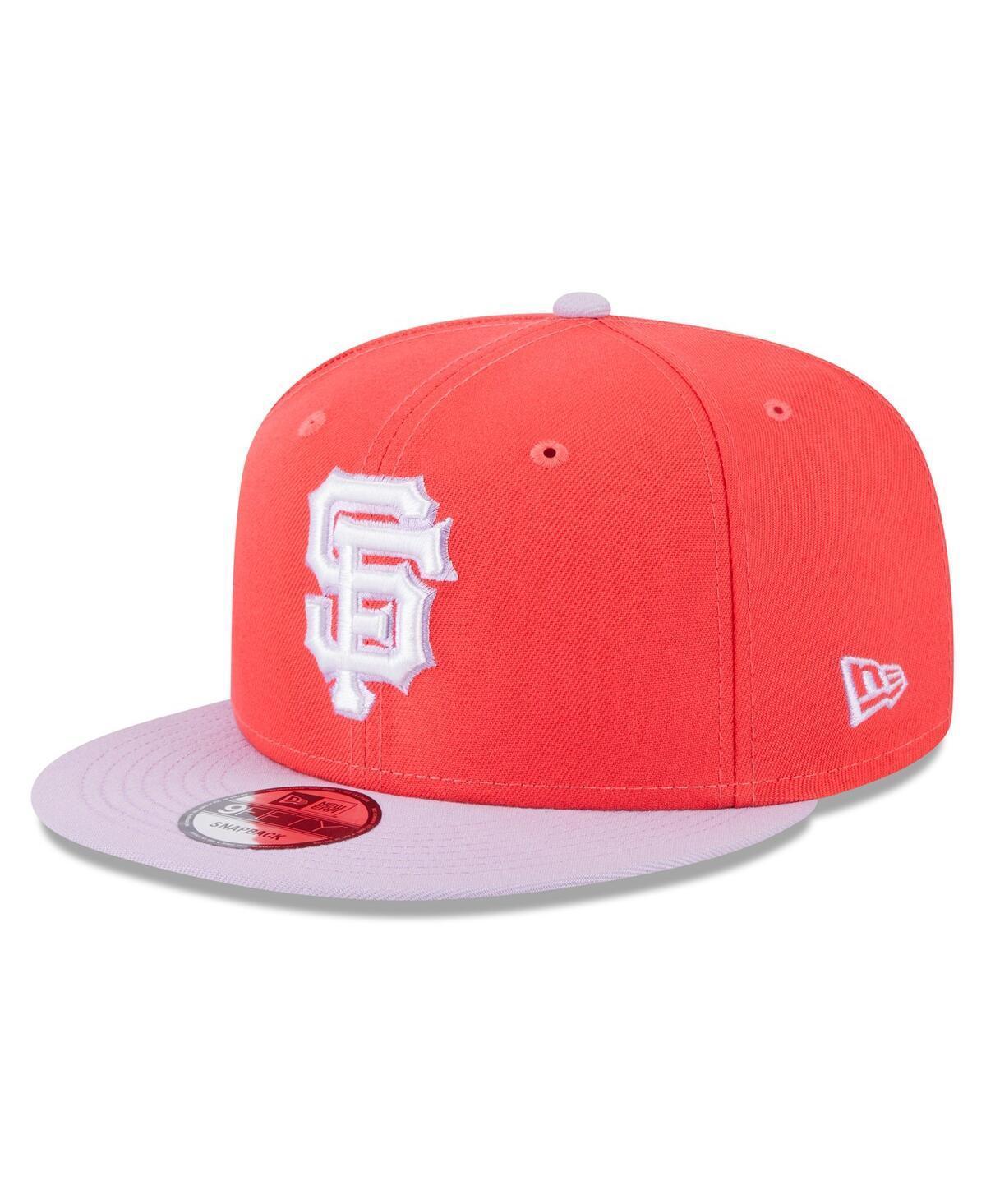 Mens New Era /Purple San Francisco Giants Spring Basic Two-Tone 9FIFTY Snapback Hat Product Image
