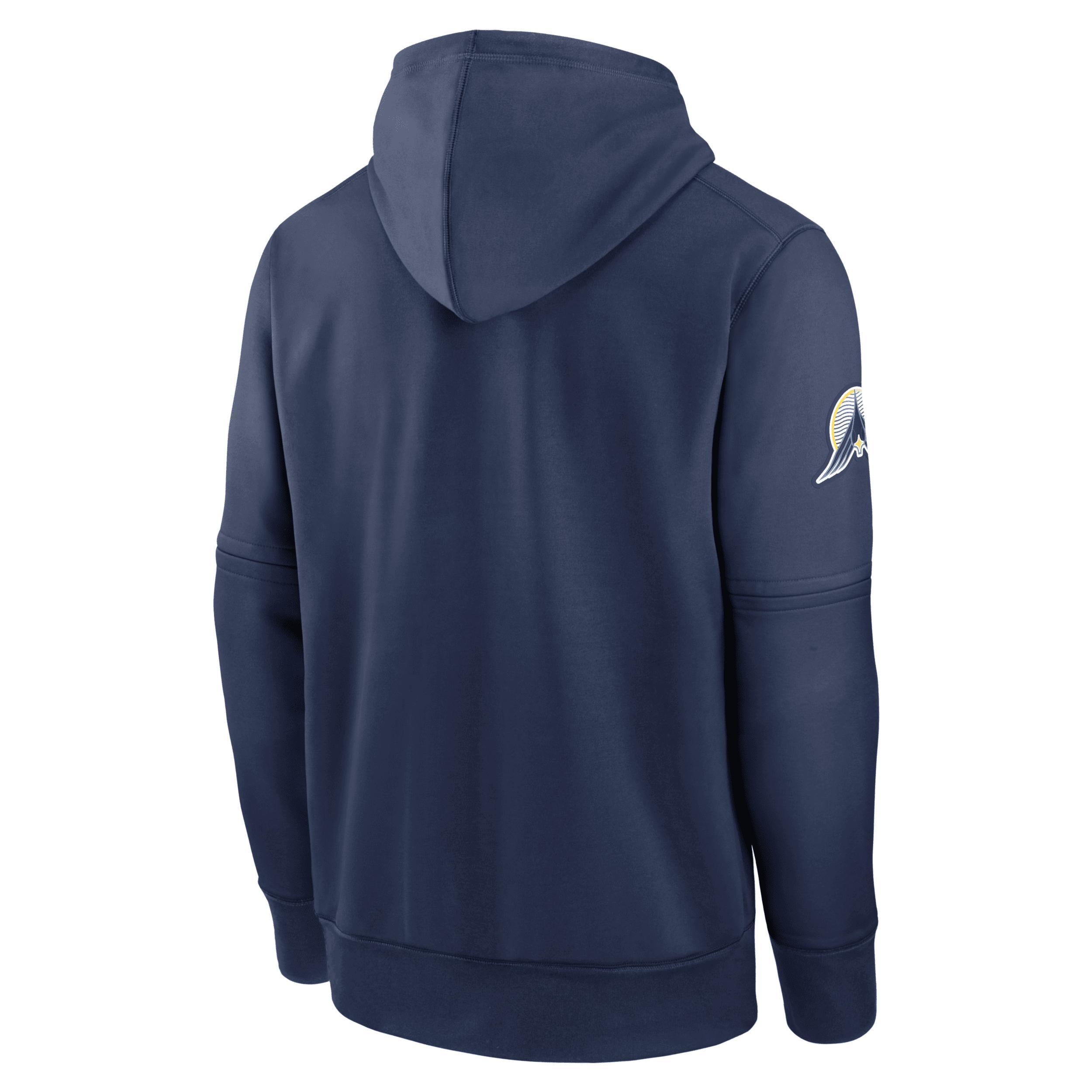 Men's Minnesota Twins City Connect Practice Nike Therma MLB Pullover Hoodie Product Image