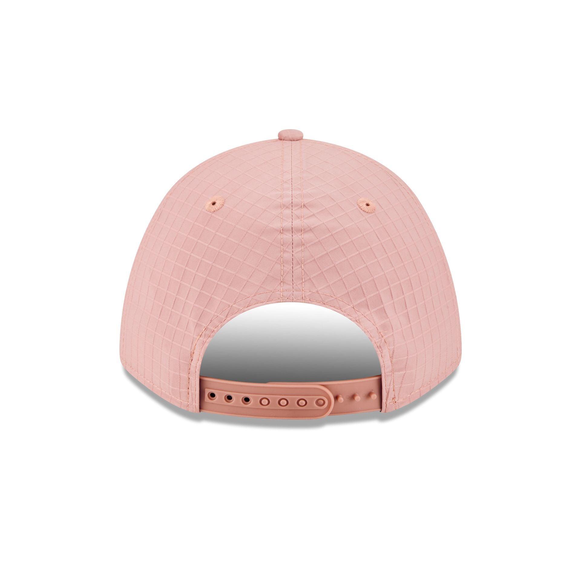 Los Angeles Dodgers Pink Ripstop 9FORTY M-Crown A-Frame Snapback Hat Male Product Image